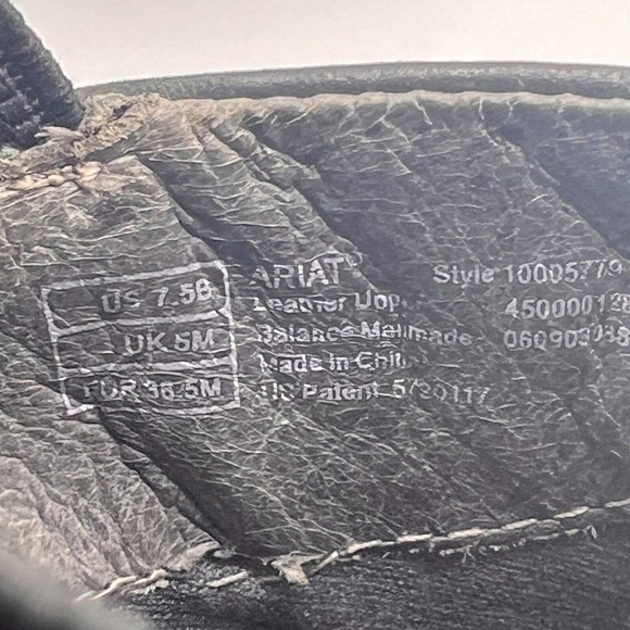 Ariat 10005779 Southlake Brushed Black Leather Mule Clog Size 7.5 - Picture 7 of 11